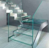پله شیشه ای - نصب و اجرای راه پله و کف پله شیشه ای قیمت عالی