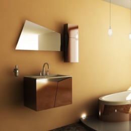 استفاده از آینه ها در دکوراسیون حمام و دستشویی